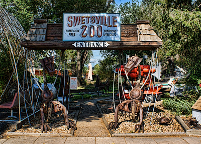 Swetsville Zoo entrance