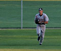 Cheyenne Grizzlies in the outfield