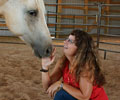 Star and Kris at Four Directions Horse Farm