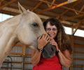 Star and Kris at Four Directions Horse Farm