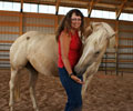 Star and Kris at Four Directions Horse Farm