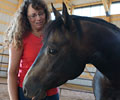 Jay with Kris at Four Directions Horse Farm