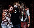Zombies having fun at the Fort Collins Zombie Crawl