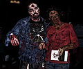 Zombie couple at the Fort Collins Zombie Crawl