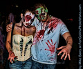 Zombie couple at the Fort Collins Zombie Crawl