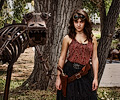 Christina Pariente at the Swetsville Zoo
