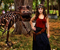 Christina Pariente at the Swetsville Zoo