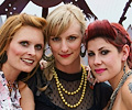 Britony Orwick, Megan Ellis, and Sarah Nicholson at the Swetsville Zoo