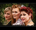 Britony Orwick, Megan Ellis, and Sarah Nicholson at the Swetsville Zoo