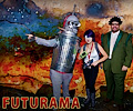 Bender, Lela, Hermes (Futurama) - Denver Comic Con 2015