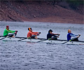 Horsetooth Ache rowing race 4-man boat