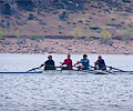 Horsetooth Ache rowing race 4-man boat
