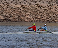 Horsetooth Ache rowing race 2-man boat