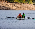 Horsetooth Ache rowing race 2-man boat