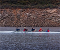 Horsetooth Ache rowing race 4-man boat