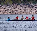 Horsetooth Ache rowing race 4-man boat
