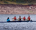 Horsetooth Ache rowing race 4-man boat