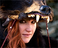 Jo in bear skin