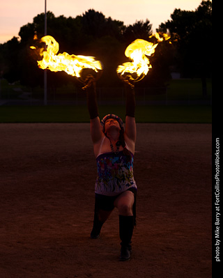 World Hoop Day 2019 - Fire Performer #03