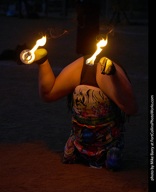 World Hoop Day 2019 - Fire Performer #03