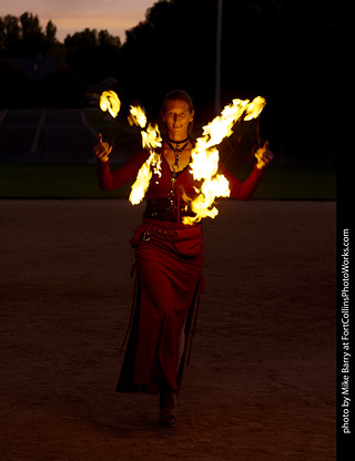 World Hoop Day 2019 - Fire Performer #09