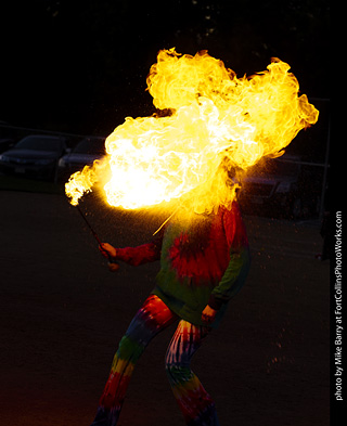 World Hoop Day 2019 - Fire Performer #11