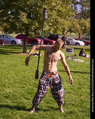 World Hoop Day 2019 - Fire Performer Stephen