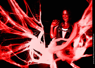 Meagan - spiderweb model shoot