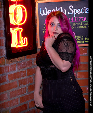 Night in Old Town Model Shoot - Mollie