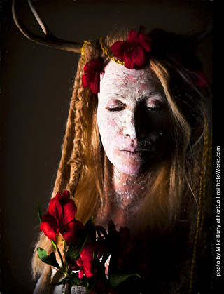 Living Statues model shoot - Alexis