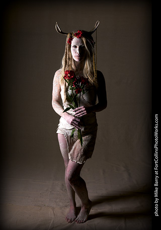 Living Statues model shoot - Alexis