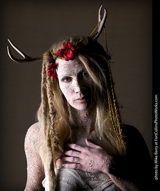 Living Statues model shoot - Alexis