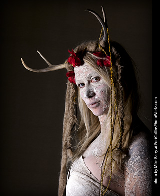 Living Statues model shoot - Alexis