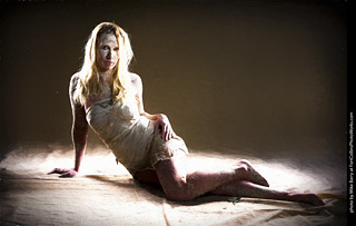 Living Statues model shoot - Alexis