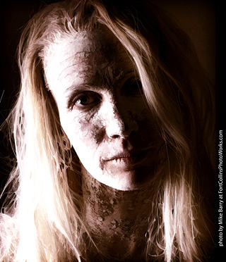 Living Statues model shoot - Alexis