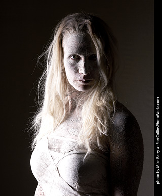 Living Statues model shoot - Alexis