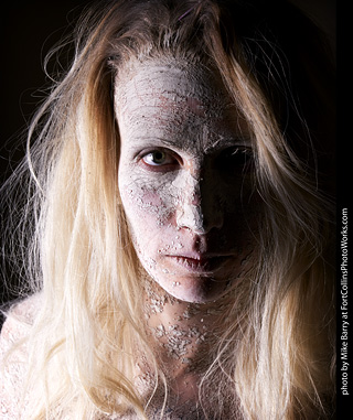 Living Statues model shoot - Alexis