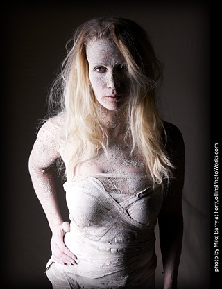 Living Statues model shoot - Alexis