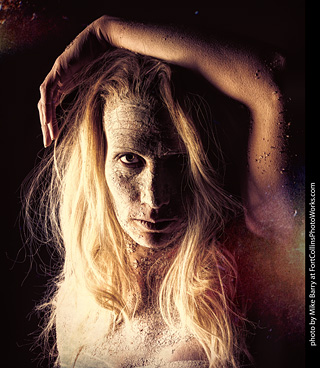 Living Statues model shoot - Alexis