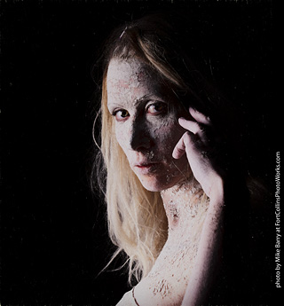 Living Statues model shoot - Alexis