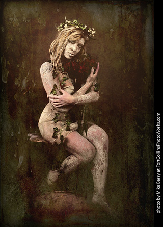 Living Statues model shoot - Mandy