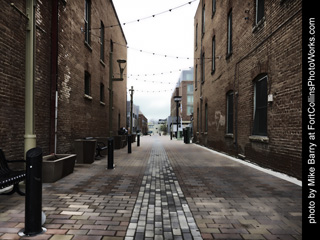 Old Town Fort Collins during COVID19