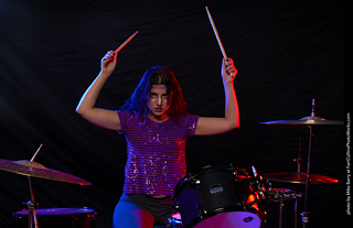 Mirna on Drums