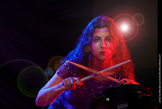 Mirna on Drums