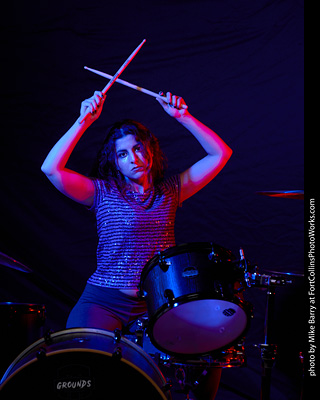Mirna on Drums