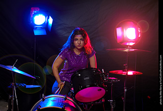 Mirna on Drums