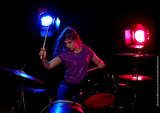 Mirna on Drums