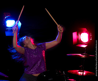 Mirna on Drums