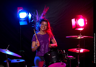 Mirna on Drums