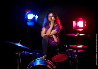 Mirna on Drums
